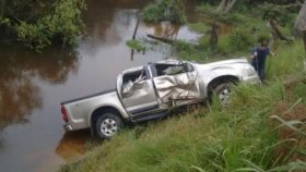 Colunista Tergon sofre acidente na BR-429 em São Francisco do Guaporé