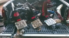 PM recupera nove motos e dois carros em Guajará-Mirim