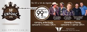 Vendas de passaportes para a 18ª Expoac inicia em Cacoal