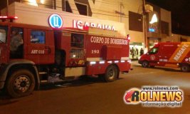 Loja de confecções de Cacoal é atingida por princípio de incêndio