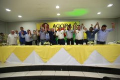 Deputado Maurão acompanha convenção do PMDB em Rolim de Moura