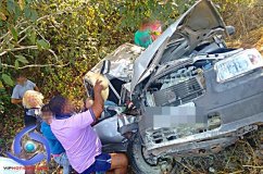 Grave acidente de trânsito na BR-364 resulta em duas mortes