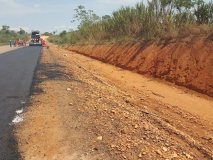 Asfalto começa a ser colocado em obra do Anel Viário de Ji-Paraná