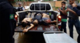 Vídeo: PM e Civil matam quatro criminosos em confronto após roubo