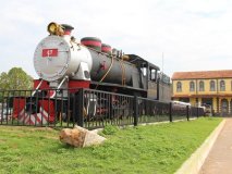 Locomotiva histórica da EFMM é restaurada em Guajará-Mirim