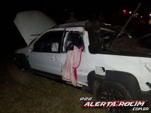 Rolim:Caminhoneiro morre após carro que conduzia capotar na RO-383