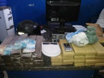 Acusados de tráfico são presos com mais de 29 kg de maconha em Cacoal