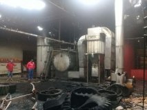 Incêndio atinge recauchutadora de pneus em Vilhena