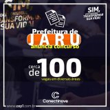 Prefeitura de Jaru anuncia concurso com aproximadamente 100 vagas