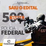 Polícia Federal terá concurso público com 500 vagas