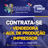 Vagas de emprego na Massari em Rolim 