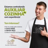 UTILIDADE PÚBLICA - Contrata se Auxiliar de Cozinha