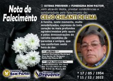 Nota de falecimento: Celso Chilanti de Lima