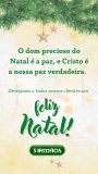 Mensagem de natal da loja 3 Irmãos 