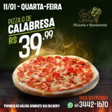 Pizza G em promoção no Sal da Terra, só R$ 39,99