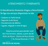Águas de Rolim de Moura realiza atendimento itinerante