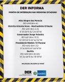 DER divulga boletim com pontos de interdição nas rodovias estaduais, devido...
