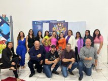 Equipe da Delegacia da Mulher de Rolim de Moura participa da XII Conferencia...