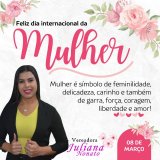 Mensagem da vereadora Juliana Nonato a todas as mulheres