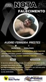 Nota de falecimento: Audrei Ferreira Prestes
