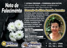Nota de falecimento: Devanir da Silva Amado Amorim 