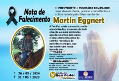 Nota de falecimento: Martin Eggnert