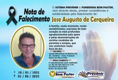 Nota de Falecimento: José Augusto de Cerqueira 