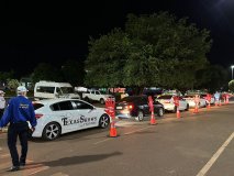 DETRAN orienta condutores em Rolim de Moura com equipe de educação de...