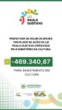 Prefeitura de Rolim de Moura confirma adesão a Lei Paulo Gustavo