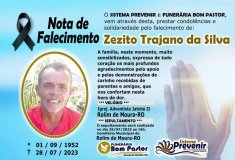 Nota de falecimento: Zezito Trajano da Silva