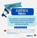 Convite Audiência Pública Agerrom