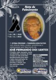 Nota de falecimento: José Fernando dos Santos