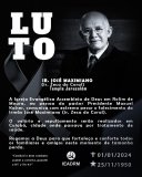 NOTA DE FALECIMENTO DO IR. JOSÉ MAXIMIANO