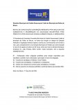 Edital de convenção do partido Democracia Cristã 