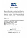 Edital de convenção União Brasil- Novo Horizonte do Oeste 