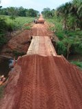 Ponte na Linha 180 Sul em Rolim de Moura é recuperada pela SEMOSP