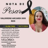 Nota de pesar: Valdirene Arcardi dos Reis 