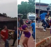 Festa de servidores no MT termina em briga generalizada