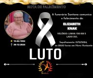 Nota de falecimento: Elizabeth Knak 