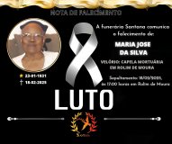 Nota de falecimento: Maria José da Silva
