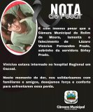 Nota de Pesar: Lázaro Vinícius Fernandes Prado