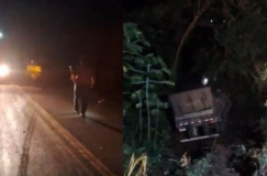 Motorista morre esmagado em batida entre carro e cinco carretas na BR-364, em...