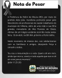 Prefeitura de Rolim de Moura emite pesar por vítimas da tragédia na BR-364