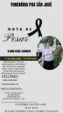 Nota de Pesar: Elaine Geike Luxinger