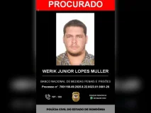 Polícia Civil divulga foto de foragido acusado de matar jovem por ciúmes...