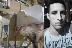 Jovem morre após acidente dentro de misturador em São Miguel do Guaporé