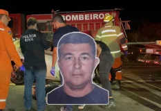 Tragédia na BR-364: três homens morrem em colisão frontal com carreta em...