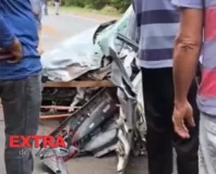 Grave acidente na BR-364 deixa seis feridos próximo ao distrito do Guaporé