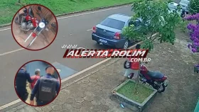 Homem que esfaqueou mulher durante roubo também furtou moto em frente a escola...