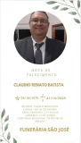 Nota de pesar: Cláudio Renato Batista 